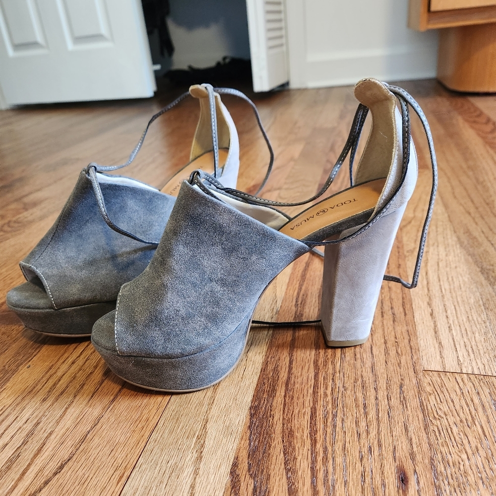 Platform heels, Toda Musa made in Brazil size 38 US size 9